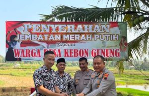 Dukung Ketahanan Pangan Nasional, Kapolres Purworejo Resmikan Jembatan MPP