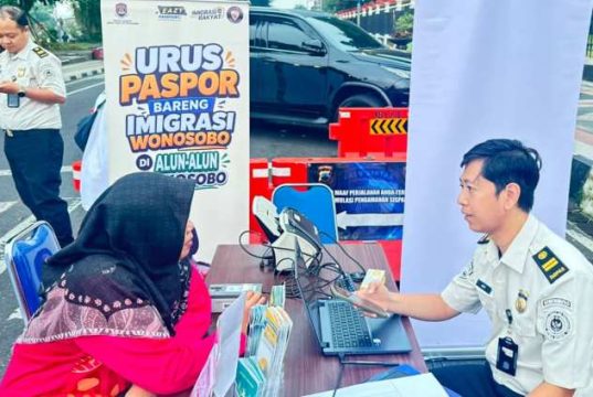 Kantor Imigrasi Wonosobo Luncurkan Jiwo Mampir, Warga Kini Bisa Urus Paspor di CFD