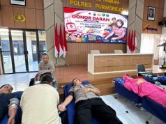 Sambut Hari Bhayangkara ke-80 2026, Polres Purworejo Gelar Donor Darah