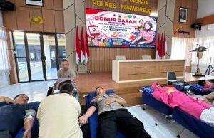 Sambut Hari Bhayangkara ke-80 2026, Polres Purworejo Gelar Donor Darah