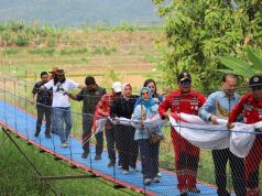Bupati Purworejo Resmikan Jembatan Gantung Sungai Semawung, Lancarkan Akses dan Mobilitas Warga