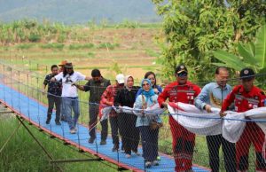 Bupati Purworejo Resmikan Jembatan Gantung Sungai Semawung, Lancarkan Akses dan Mobilitas Warga