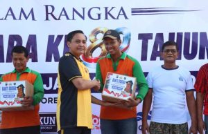 Polres Kudus Gelar Senam Bareng, Pasar Murah hingga Cek Kesehatan Gratis di HUT Bhayangkara ke-80