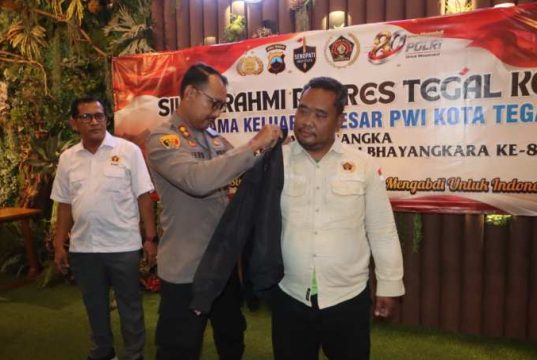 Kapolres Tegal Kota AKBP Heru Antariksa Cahya Ajak Insan Media Perkuat Sinergi