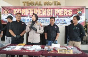 Satresnarkoba Polres Tegal Kota Amankan 17 Tersangka Diduga Terlibat Jaringan Peredaran Narkoba