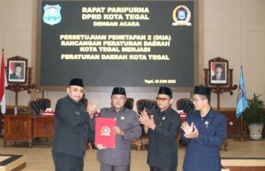 DPRD Kota Tegal Setujui Raperda Penyelenggaraan Ketahanan Pangan dan Penanaman Modal Jadi Perda