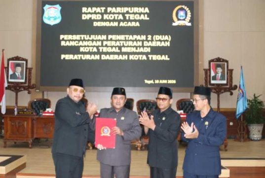 DPRD Kota Tegal Setujui Raperda Penyelenggaraan Ketahanan Pangan dan Penanaman Modal Jadi Perda