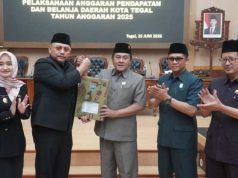 Wali Kota Tegal Sampaikan Raperda Pertanggungjawaban Pelaksanaan APBD 2025 di Rapat Paripurna DPRD