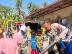 Polresta Magelang Salurkan Bantuan Air Bersih dan Tanam Bibit Pohon Penghijauan