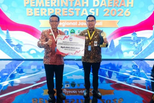 Kota Magelang Raih Terbaik I Penurunan Tingkat Pengangguran se-Jawa-Bali