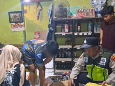 Gencar Operasi Pekat, Polsek Gubug Amankan 107 Botol Miras Berbagai Merek dari Sejumlah Lokasi