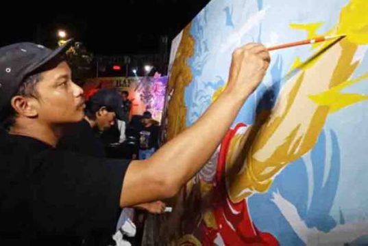 Sampaikan Kritik Membangun, Muralis Batang Goreskan Prestasi Nasional