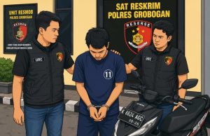 Cekcok Berujung Motor Raib, Tim URC Polres Grobogan Ringkus Pelaku Curanmor di Gubug