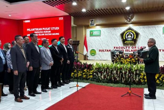 Terus Tingkatkan Kualitas Pendidikan, FH Unissula Bentuk 9 Pusat Studi