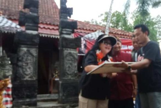 Evita Nursanty Terkesan dengan Candi Joglo Semar Purwodadi