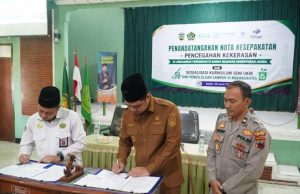 Bupati Tandatagani Nota Anti Kekerasan Kekerasan di Lingkungan Madrasah, Jepara Perkuat Perlindungan Anak