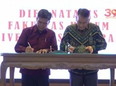 Rayakan Dies Natalis Ke-39, Fakultas Hukum USM Jalin Kerja Sama dengan Mitra