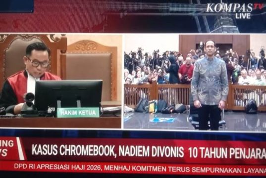 BREAKING NEWS! Nadiem Makarim Dihukum 10 Tahun Penjara