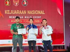 Raih Prestasi Tingkat Nasional, Atlet Tembak asal Jepara ini Berhasil Boyong Medali Perak