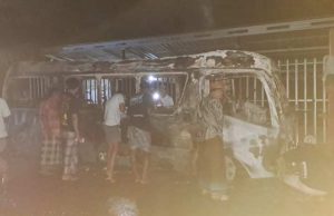 Nasib Malang Menimpa Pemilik Elf, Kendaraan Ludes Terbakar di Somosari: Kerugian Ditaksir Capai Rp. 500 Juta