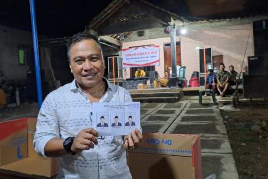 Partisipasi Pemilih 96,5 Persen, Rosidi Terpilih sebagai Ketua RT 04 RW 02 Mindahan