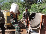Ember, Arko dan Molen Andalkan Pengecoran Jalan TMMD
