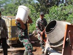 Ember, Arko dan Molen Andalkan Pengecoran Jalan TMMD
