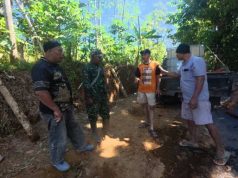 Pasokan 8.000 Liter Air Dukung Pengecoran Jalan TMMD Watuduwur