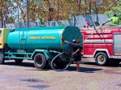 Panik, Kobaran Api Pembakaran Lahan Mengarah ke Pompa Bensin