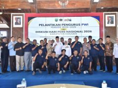 Pelantikan Ketua PWI Kebumen, Bupati Minta Pers Berimbang dan Akurat
