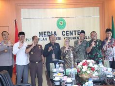 Forkopimda Ngopi Bareng di PN Kebumen Bahas Perlindungan Warga