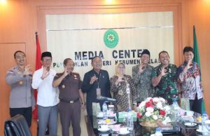 Forkopimda Ngopi Bareng di PN Kebumen Bahas Perlidungan Warga