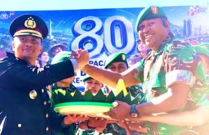 Kejutan, Tentara Mengirim Tumpeng Kenduri HUT Bhayangkara
