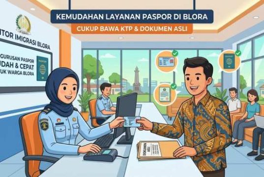 Kantor Imigrasi Kelas I Non-TPI Blora Jadi Tujuan Warga 3 Kabupaten untuk Urus Dokumen ke Luar Neger