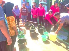 Kekeringan, Bhayangkari Peduli Memberikan Bantuan Air