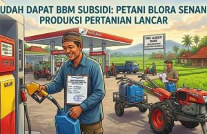 Petani Blora Makin Mudah Dapatkan BBM Subsidi untuk Mesin Pertanian