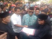 Ketua DPRD Kota Tegal Terima Pernyataan Sikap Aksi Tolak Keberadaan Helen’s Night Mart