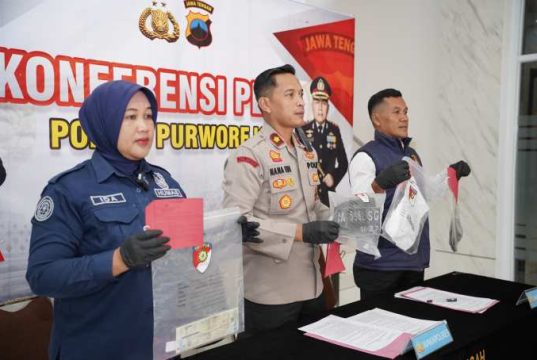 Polres Purworejo Amankan Pelaku Curanmor Di Masdjid Agung Kauman