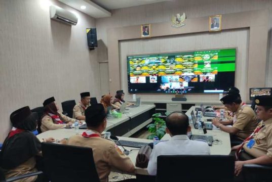 Saka Anti Narkoba Tegal Ikuti Jambore Virtual