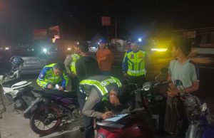 Polres Kudus Bubarkan Balap Liar, Belasan Motor Langsung Diangkut Petugas