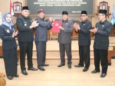 Wali Kota Tegal Sampaikan Jawaban Pandangan Umum Fraksi DPRD