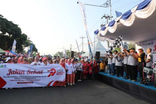Jalan Sehat Hari Koperasi: Bangun Kemandirian Ekonomi Purworejo