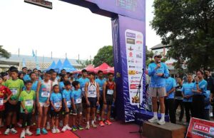 Wabup dan Ketua TP PKK Purworejo, Lepas Hexa Fun Run
