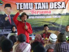 Temu Tani di Jatisawit, Ketua DPRD Jateng Sumanto Soroti Mandeknya Regenerasi Petani