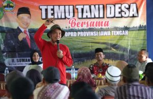 Temu Tani di Jatisawit, Ketua DPRD Jateng Sumanto Soroti Mandeknya Regenerasi Petani