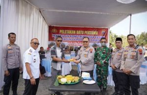 Tingkatkan Mutu Pelayanan, Polres Purworejo Gelar Peletakan Batu Pertama Pembangunan Mapolsek Bagelen