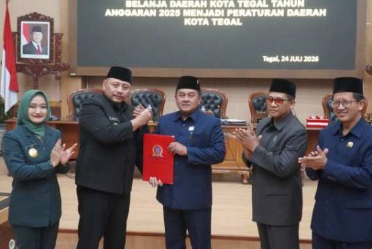 DPRD Setujui Raperda Pertanggungjawaban Pelaksanaan APBD Kota Tegal TA 2025 Ditetapkan menjadi Perda