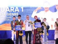 Labib Mubarok Purbalingga dan Nathasya Agmy Semarang Juara I Duta Genre Jateng 2026