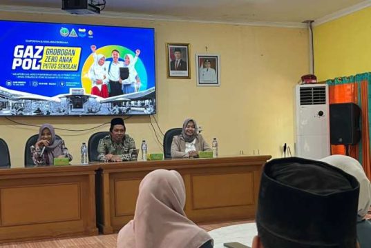 GAZPOL Resmi Dideklarasikan, Mansata Indah Maratona Ajak Semua Pihak Wujudkan Grobogan Zero Anak Putus Sekolah