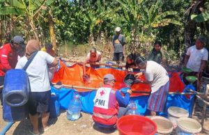 PMI Grobogan Tancap Gas Atasi Kekeringan, Distribusi Air Bersih Jangkau 19 Desa di Delapan Kecamatan